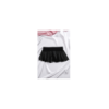 Mini jupe noire en résille transparente Stella 